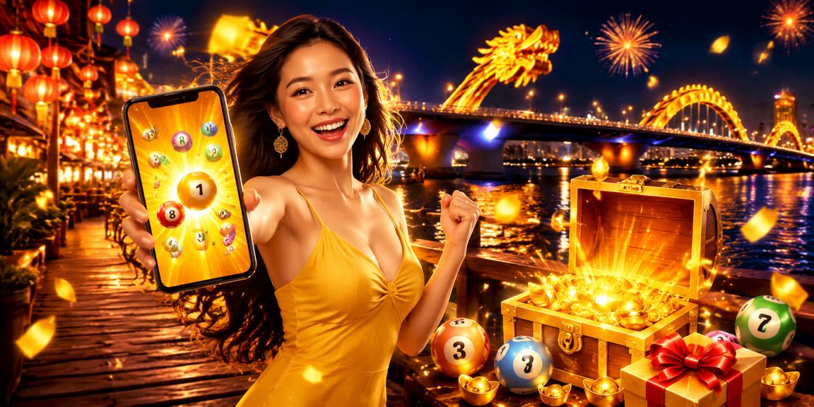 Chợ đêm Đà Nẵng nhộn nhịp với người chơi xổ số trực tuyến và slots, kiểm tra kết quả tiền thưởng trên điện thoại
