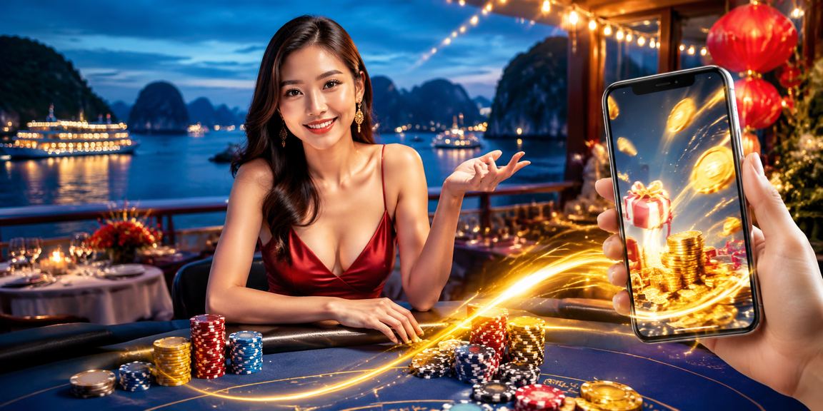 Khung cảnh Vịnh Hạ Long hùng vĩ gắn với chương trình hoàn tiền và jackpot 350z